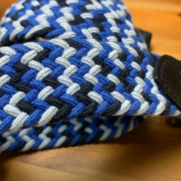 ASOS Braided Belt by Giani Feraud, Blue,Black & White - Picture 7 of 10